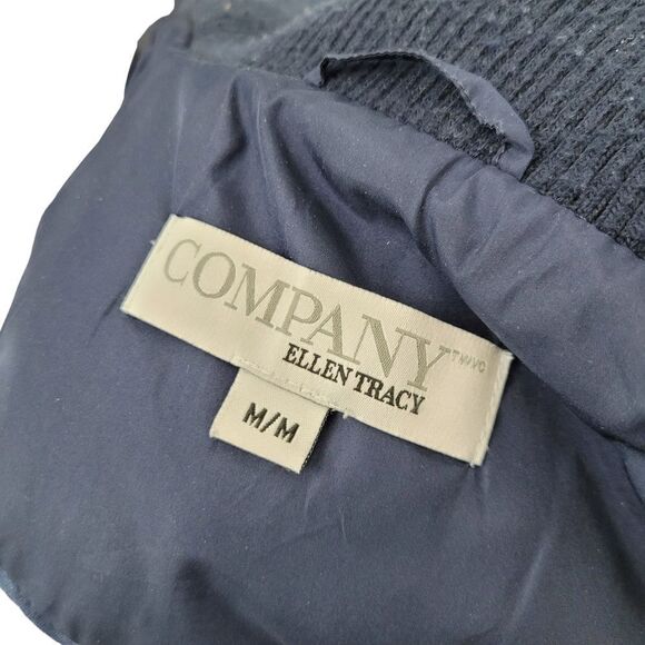 Ellen Tracy Navy Quilted Jacket - Picture 7 of 8